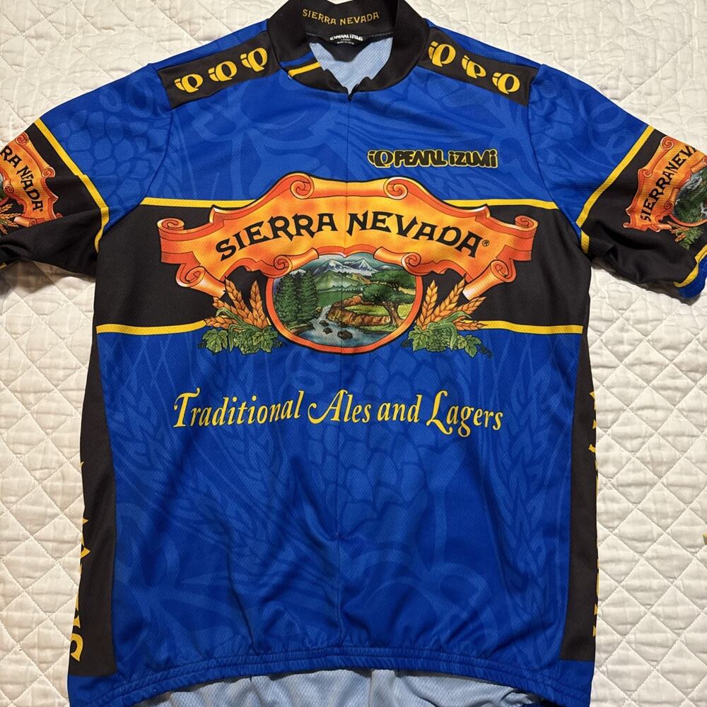 Sierra Nevada Cycling Jersey Shirt Mens Large